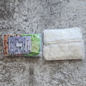 Wegreeco Baby Diapers Neutral Pattern With Wet Bag & Inserts New